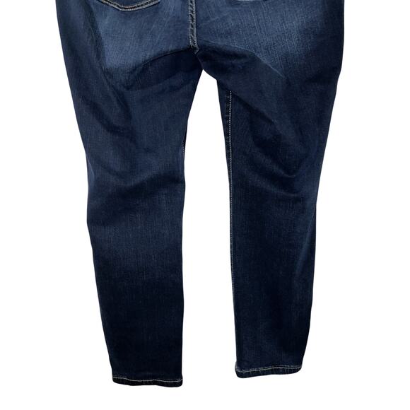 Slink Jeans Women's Size 14 Dark Blue Curvy Ankle Stretch 5-pocket Jegging Jean - Picture 6 of 7